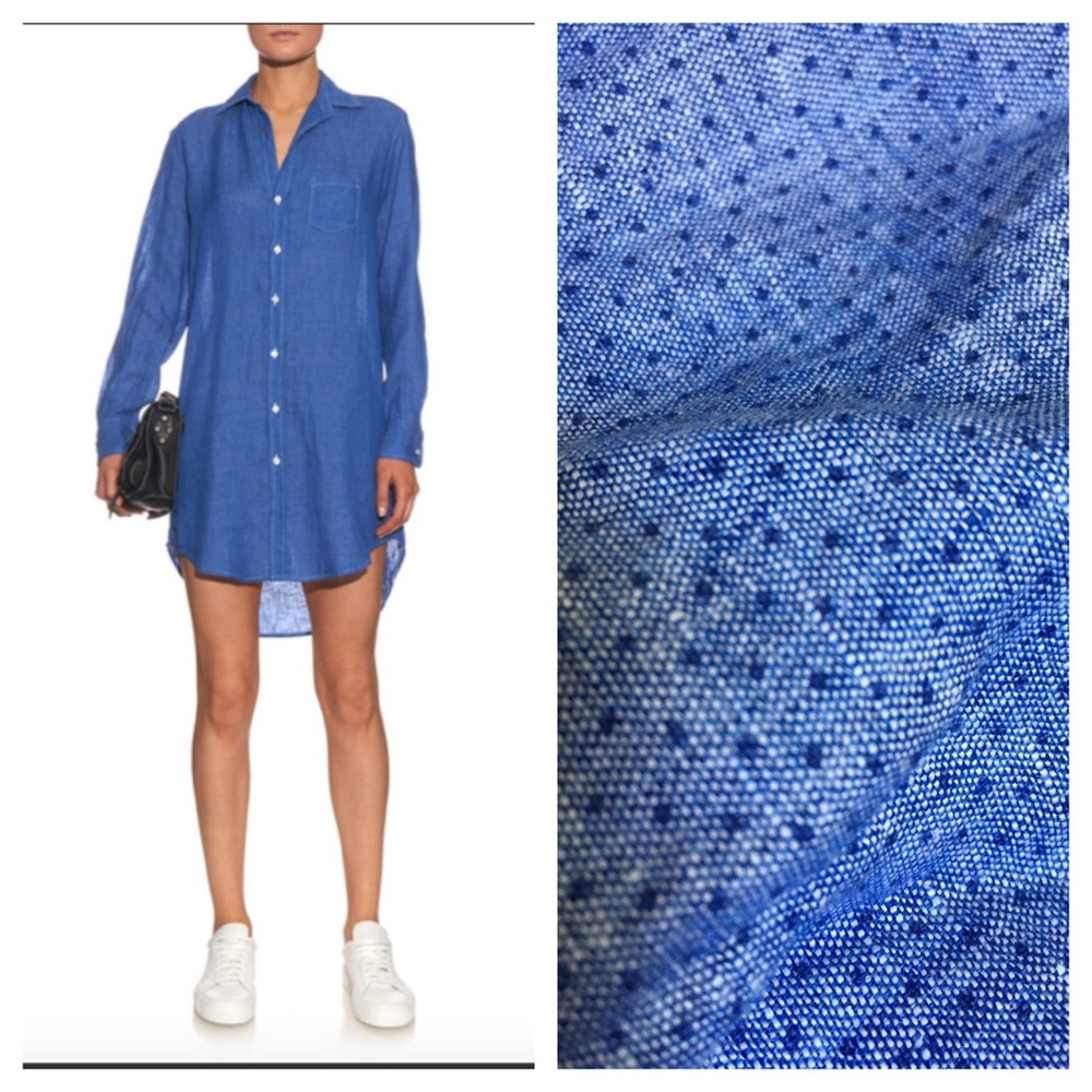 Frank & Eileen Linen chambray Mary dress sz S - worn once, super cute!